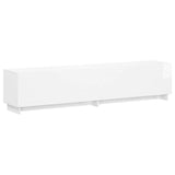 TV Stand 180 x 34.5 x 40 cm High Gloss White Engineered Wood 8011589