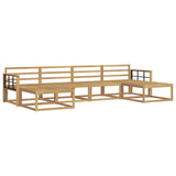 Outdoor Sofa Set 6 pcs White Solid Acacia Wood 3386838
