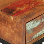 U-Shaped Side Table 45x30x61 cm Solid Reclaimed Wood 289092