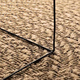 Rug ZIZUR 120 cm Jute Look Indoor and Outdoor 364836