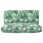 Pallet Cushion Set Floral 2 pcs Leaf pattern 120 x 80 x 12 cm 3329087