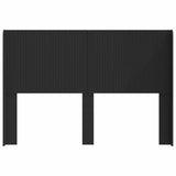 Headboard Black Engineered Wood 889586