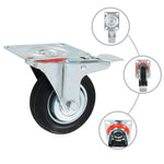 16 pcs Swivel Casters 100 mm 277963