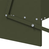 Chicken Treadle Feeder Olive Green 75 x 53 x 20.5 cm 874676