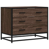 Drawer Cabinet Brown Oak 70x41x56 cm Engineered Wood 849078