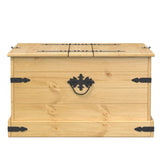 Storage Box Corona 78x78x45 cm Solid Wood Pine 4002771