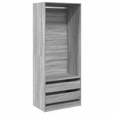 Wardrobe Grey Sonoma 80x50x200 cm Engineered Wood 3307752