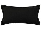 Cushion Cover 6 pcs HOUTEN Black 50 x 80 cm Boucl 920142