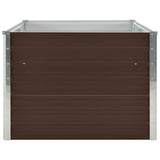 Raised Garden Bed Brown Galvanised steel Large Durable 47012