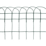 Garden Border Fence Powder-coated Iron 25x0.4 m 141072