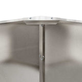 Planter Silver 90 x 90 x 35 cm Stainless Steel 883735