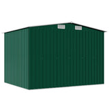 Garden Storage Shed Green Metal 257x205x178 cm 42910