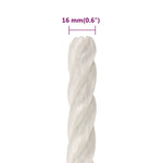 Work Rope White 16 mm 100 m Polypropylene 153066