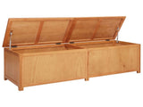 Storage Box Solid Oak Wood 42000876