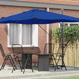 Umbrella Azurblau 351 x 250 x 260 cm Polyester and Aluminium 42003348