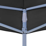 Party Tent Roof 6x3 m Black 270 g/m 315334