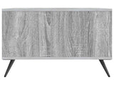 Coffee Table Grey Sonoma 90 x 50 x 40 cm Engineered Wood 895651