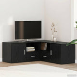 Corner Cabinet Black Oak 200 x 40 x 45 cm Engineered Wood 3446639