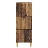 Drawer Cabinet Old Wood 33 x 34.5 x 90 cm Engineered Wood 894623