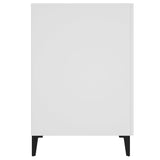 Desk White 140x50x75 cm Engineered Wood 812771
