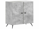 3 Piece Bathroom Cabinet Set BREDA Concrete Grey 3417480