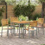Garden Chair 4 pcs Brown 56 x 57 x 87 cm Solid Acacia Wood 4010625