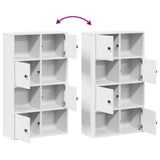 Bookcase White 60x24x101.5 cm Engineered Wood 860391