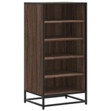 Shoe Rack Brown Oak 48x38x97.5 cm Engineered Wood 849208