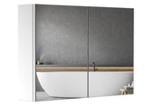 Bathroom Mirror Cabinet, Stainless Steel Wall Mounted Bathroom Storage Cabinet with Double Doors, T3398P330389