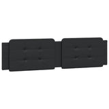 Bed Frame with LED without Mattress "Zadar" Black 200x200 cm 3214131