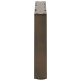 Coffee Table Legs V-Shape 2 pcs Natural Steel 60x cm Steel 4012535