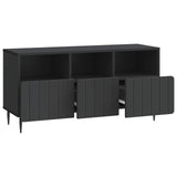 TV Cabinet with Drawer Black 102 x 34.5 x 50 cm Engineered Wood 894446