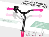 Electric Scooter, 120W Motor E-Scooter, Adjustable Height, Rear Brake for Ages 6 Years - Pink T3398P349443