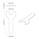 Spanner 1593 pcs Silver 13 mm Iron 864876