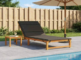 Sunlounger Cushion GEMERT 100% Polyester Anthracite 948567