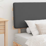 Bed Frame with Upholstered Headboard Dark Grey 75 x 190 cm 877390