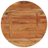 Table Top 70x2.5 cm Round Solid Wood Acacia 370052