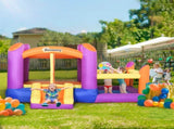 Kids Bouncy Castle House Inflatable Trampoline Slide Water Pool 3 in 1 with Blower for Kids Age 3-8 T3398P348066