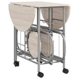 Five Piece Folding Dining Set MDF 243901