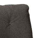 Armchair Dark Grey 69 x 74 x 93 cm Sherpa Fabric 42001847
