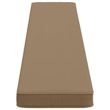 2-Piece Bench Cushions VUGHT 2 pcs 100% Polyester Taupe 950931