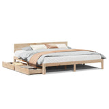 Bed Frame with Drawers without Mattress 200x200 cm 3301992