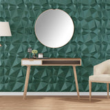 Wall Panels 12 pcs Green 50x50 cm XPS 3 m Diamond 4100061