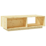 Coffee Table 110x50x33.5 cm Solid Firwood 809881