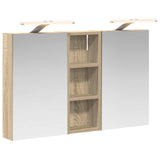 Bathroom Cabinet Set 3 pcs 80 x 10.5 x 50 cm Engineered wood 3403658