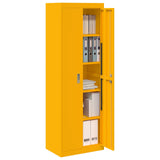 Storage Cabinet Mustard Yellow 60 x 40 x180 cm Steel 3406199