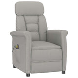 Massage Chair Light grey 70.5 x 96.5 x 95 cm Polyester 348408