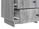 Bedside Cabinet 2 pcs Grey Sonoma 43 x 34.5 x 47.5 cm 893848