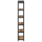 Bookshelf Smoked Oak 40 x 30 x 189.5 cm Engineered Wood 868349