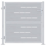 Garden Gate with Lock Silver 85 x 97 cm Stainless Steel 3402576